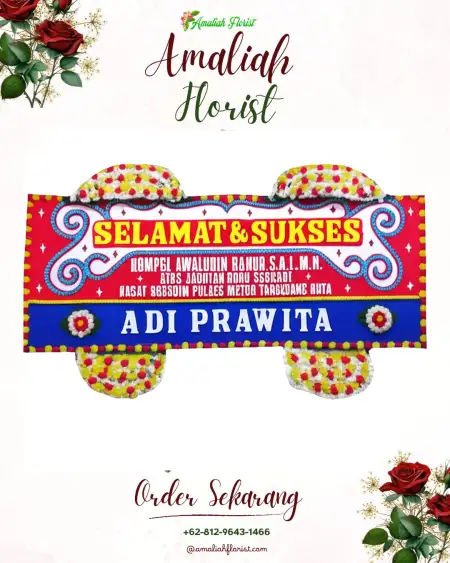 Papan Bunga Ucapan Selamat Kalidawir